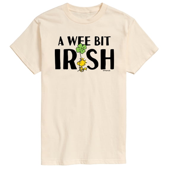 Peanuts - A Wee Bit Irish - Men's Short Sleeve Graphic T-Shirt