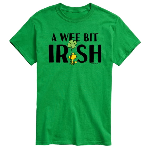 Peanuts - A Wee Bit Irish - Men's Short Sleeve Graphic T-Shirt
