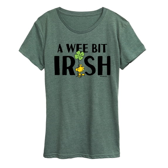 Peanuts - A Wee Bit Irish - Women's Short Sleeve Graphic T-Shirt
