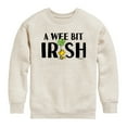 thumbnail image 1 of Peanuts - A Wee Bit Irish - Youth Boys Crew Fleece Sweatshirt, 1 of 5