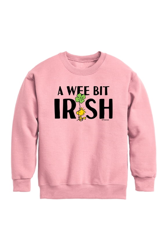 - A Wee Bit Irish - Youth Boys Crew Fleece Sweatshirt