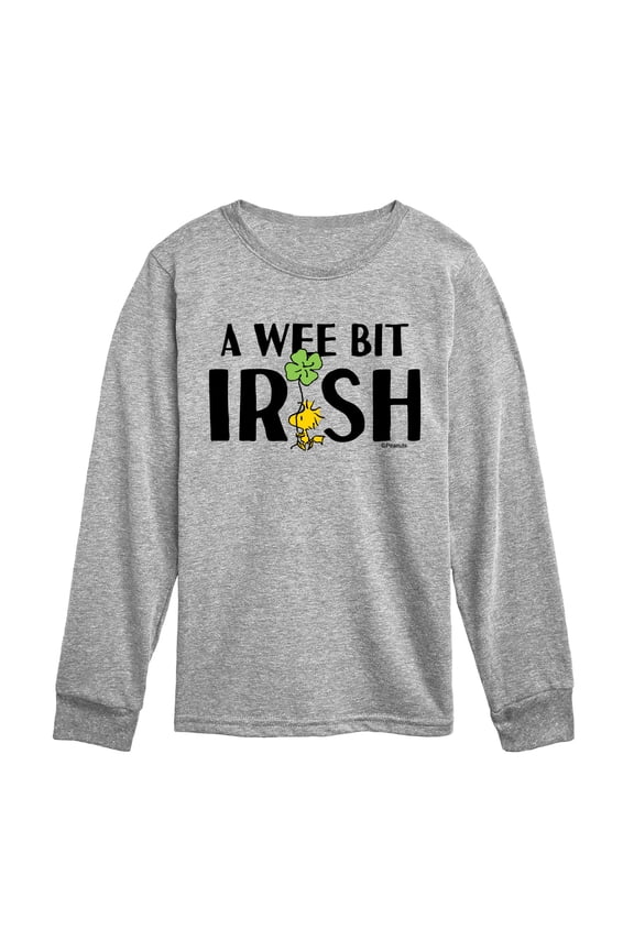 - A Wee Bit Irish - Youth Boys Long Sleeve Graphic T-Shirt