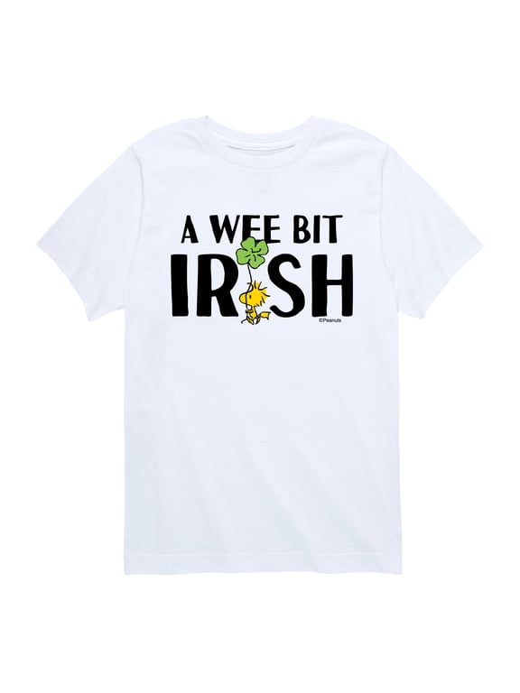 - A Wee Bit Irish Boys' Short Sleeve Graphic T-Shirt