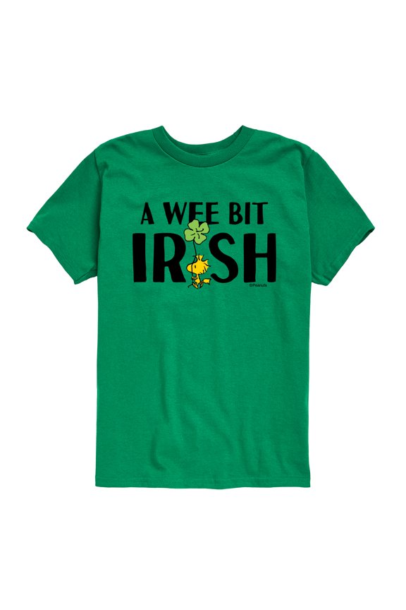 - A Wee Bit Irish - Youth Boys Short Sleeve Graphic T-Shirt