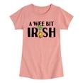 thumbnail image 1 of Peanuts - A Wee Bit Irish - Youth Girls Fitted Short Sleeve T-Shirt, 1 of 5