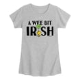 thumbnail image 1 of Peanuts - A Wee Bit Irish - Youth Girls Fitted Short Sleeve T-Shirt, 1 of 4