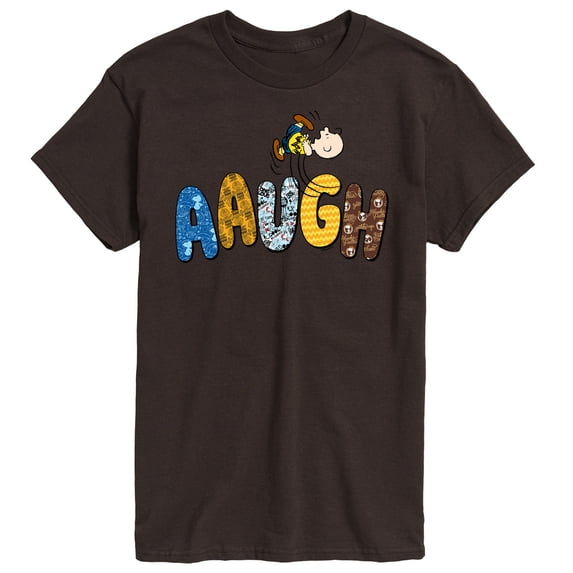 Peanuts - Aaugh Pattern Charlie Brown - Men's Short Sleeve Graphic T-Shirt