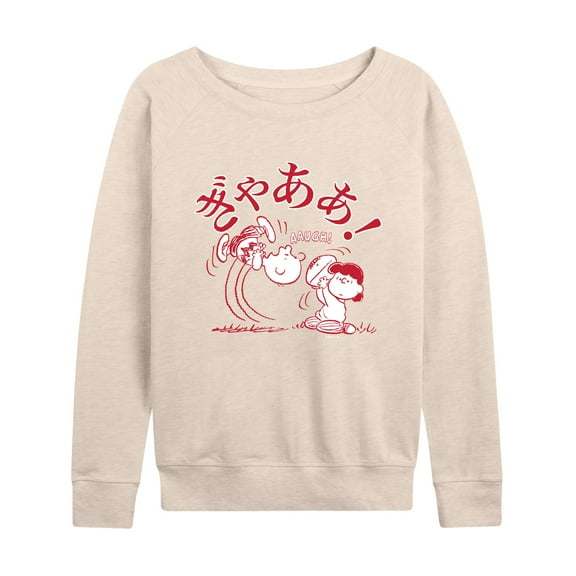 Peanuts - Aaugh - Women's Lightweight French Terry Long Sleeve Shirt