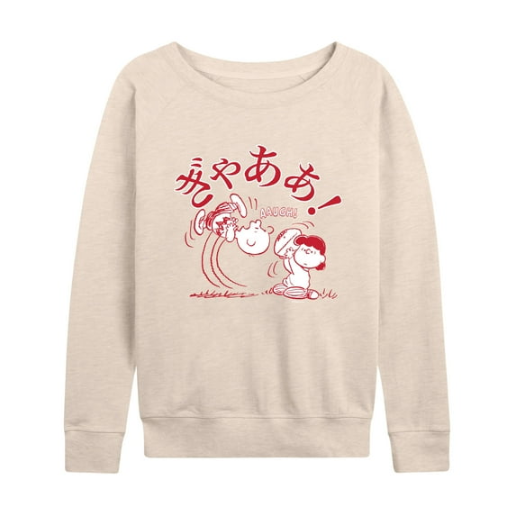 Peanuts - Aaugh - Women's Lightweight French Terry Long Sleeve Shirt