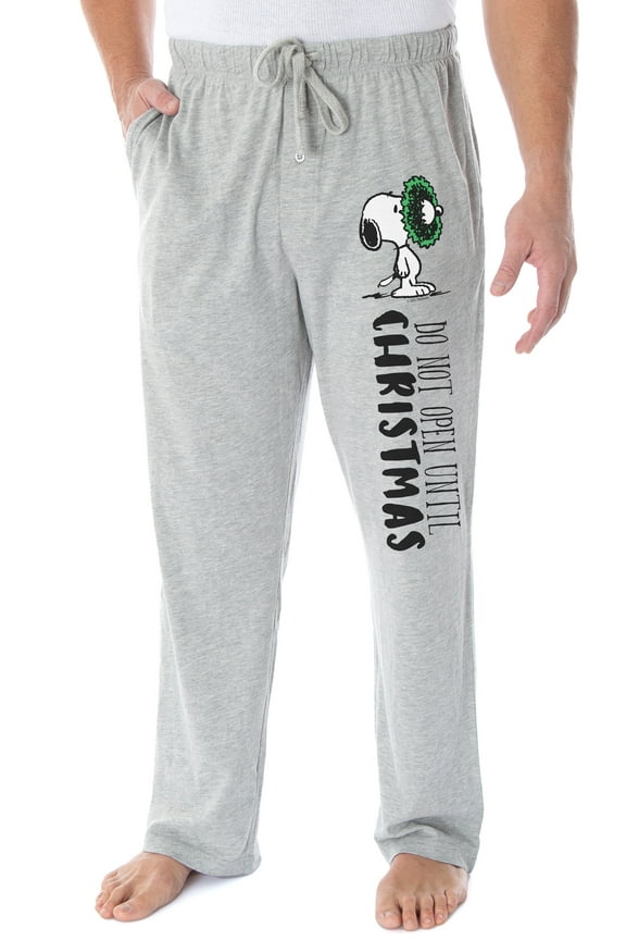Peanuts Adult Snoopy Christmas Character Loungewear Sleep Pajama Pants