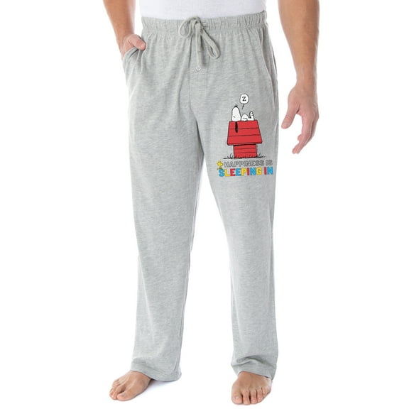 Peanuts Adult Snoopy Sleeping In Character Loungewear Sleep Pajama Pants