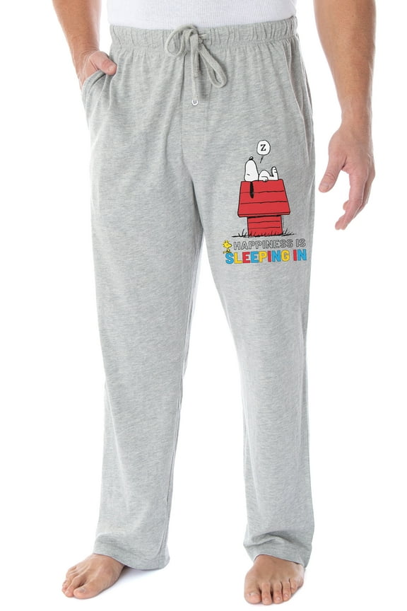 Peanuts Adult Snoopy Sleeping In Character Loungewear Sleep Pajama Pants