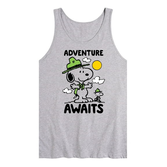 Peanuts - Adventure Await - Men's Jersey Tank Top