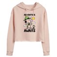 thumbnail image 1 of Peanuts - Adventure Awaits - Juniors Cropped Pullover Hoodie, 1 of 5