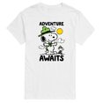 thumbnail image 1 of Peanuts - Adventure Awaits - Men's Short Sleeve Graphic T-Shirt, 1 of 6