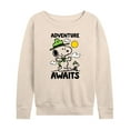 thumbnail image 1 of Peanuts - Adventure Awaits - Women's Lightweight French Terry Pullover, 1 of 6
