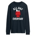 thumbnail image 1 of Peanuts - All Day Everyday - Men's Long Sleeve Graphic T-Shirt, 1 of 5