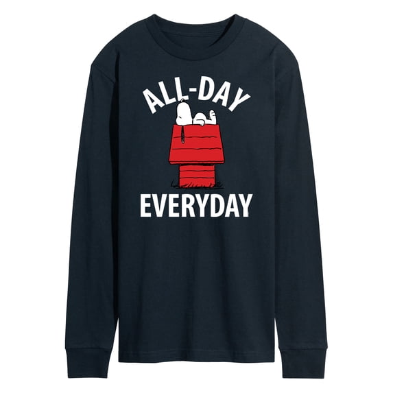 Peanuts - All Day Everyday - Men's Long Sleeve Graphic T-Shirt