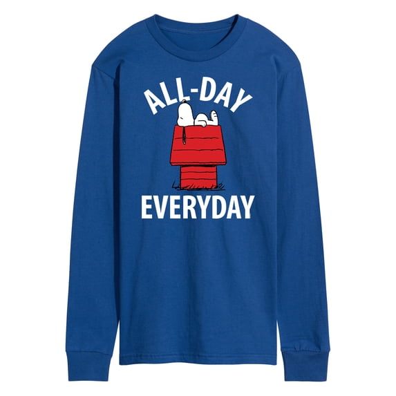 Peanuts - All Day Everyday - Men's Long Sleeve Graphic T-Shirt