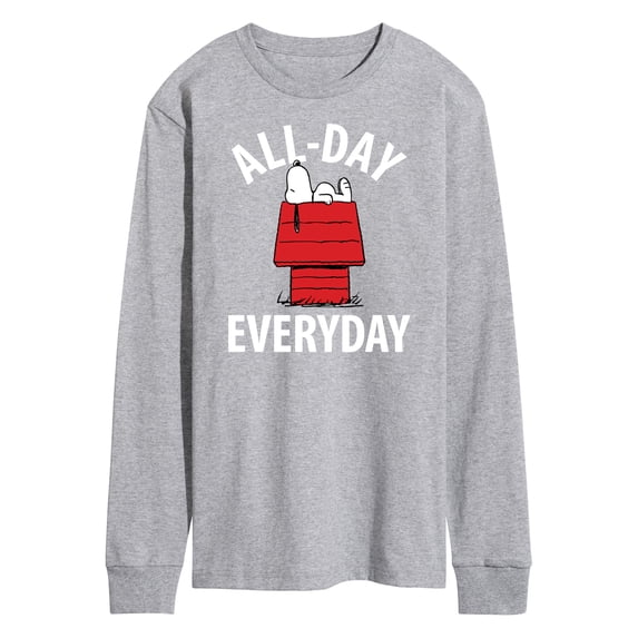 Peanuts - All Day Everyday - Men's Long Sleeve Graphic T-Shirt