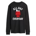thumbnail image 1 of Peanuts - All Day Everyday - Men's Long Sleeve Graphic T-Shirt, 1 of 5