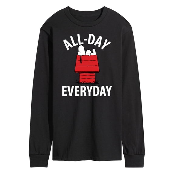 Peanuts - All Day Everyday - Men's Long Sleeve Graphic T-Shirt