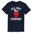 thumbnail image 1 of Peanuts - All Day Everyday - Men's Short Sleeve Graphic T-Shirt, 1 of 5