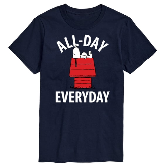 Peanuts - All Day Everyday - Men's Short Sleeve Graphic T-Shirt