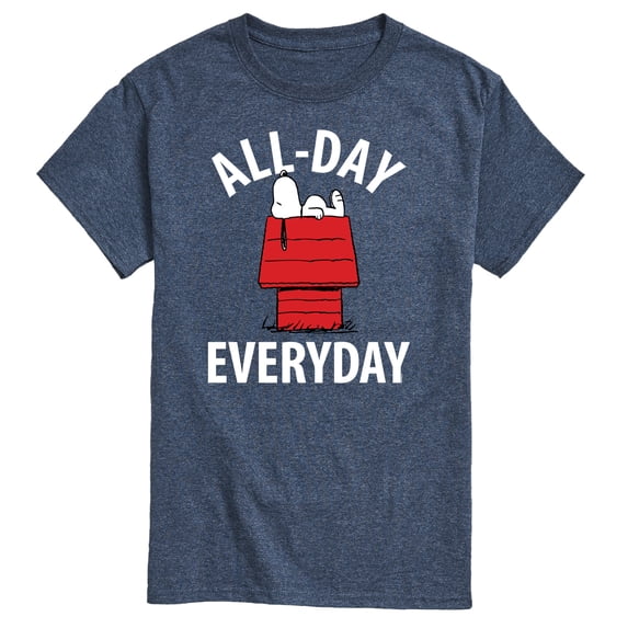 Peanuts - All Day Everyday - Men's Short Sleeve Graphic T-Shirt