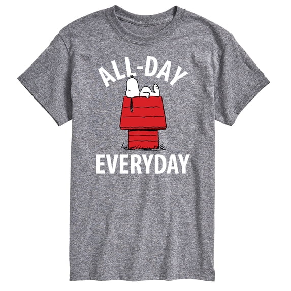 Peanuts - All Day Everyday - Men's Short Sleeve Graphic T-Shirt