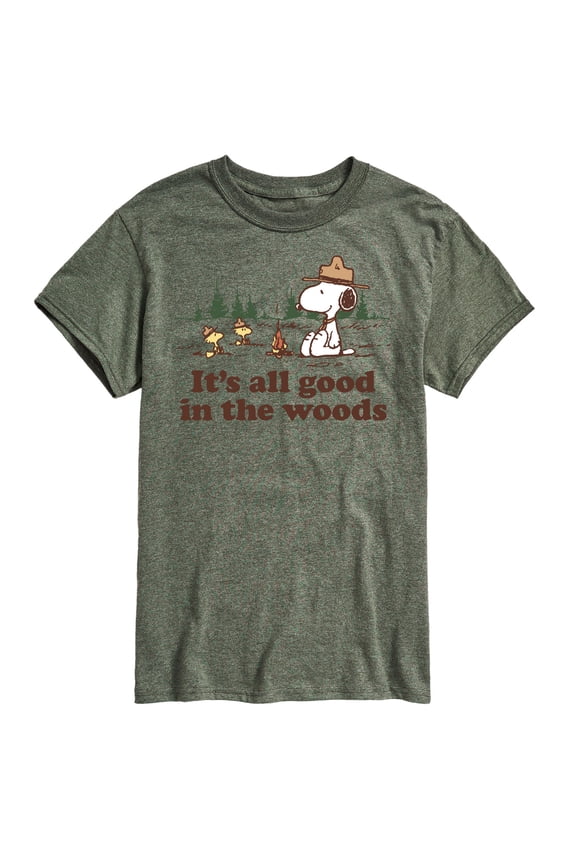 - All Good In The Woods - Men's Short Sleeve Graphic T-Shirt