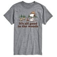 thumbnail image 1 of Peanuts - All Good In The Woods - Men's Short Sleeve Graphic T-Shirt, 1 of 6