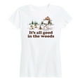 thumbnail image 1 of Peanuts - All Goods In The Woods - Women's Short Sleeve Graphic T-Shirt, 1 of 6