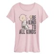 thumbnail image 1 of Peanuts - All Kinds - Women's Short Sleeve Graphic T-Shirt, 1 of 4