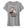 thumbnail image 1 of Peanuts - Allergic To Weekdays Snoopy and Linus - Women's Short Sleeve Graphic T-Shirt, 1 of 5