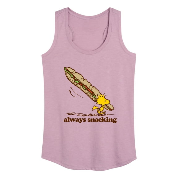 Peanuts - Always Snacking - Women's Racerback Tank Top