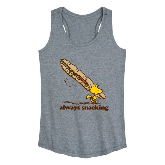 Peanuts - Always Snacking - Women's Racerback Tank Top