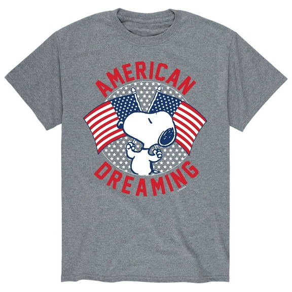 Peanuts - American Dreaming - Men's Short Sleeve Graphic T-Shirt