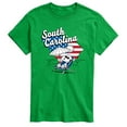 thumbnail image 1 of Peanuts - American Flag South Carolina Snoopy - Men's Short Sleeve Graphic T-Shirt, 1 of 6