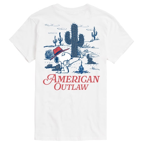 Peanuts - American Outlaw Spike - Men's Short Sleeve Graphic T-Shirt