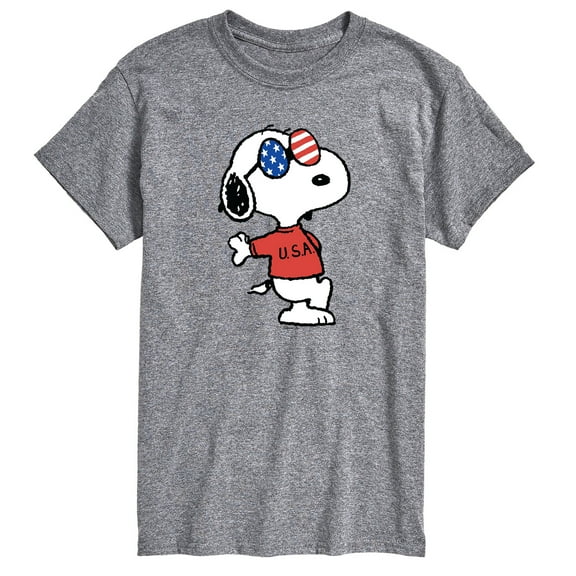 Peanuts - Americana Snoopy - Men's Short Sleeve Graphic T-Shirt