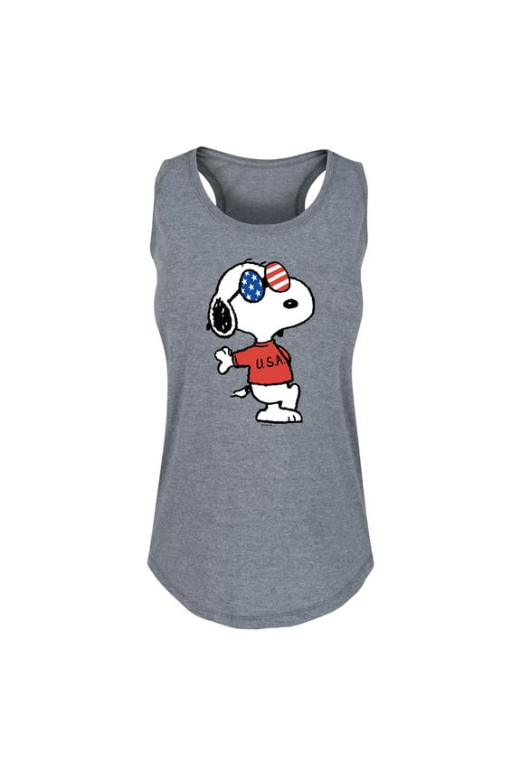- Americana Snoopy - Women's Racerback Tank