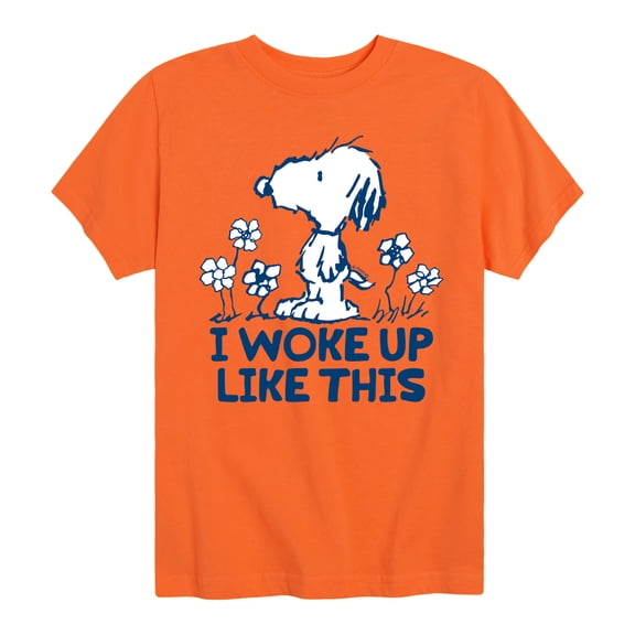 Peanuts - Andy I Woke Up Like This - Toddler And Youth Short Sleeve Tee