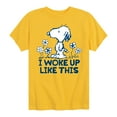 thumbnail image 1 of Peanuts - Andy I Woke Up Like This - Toddler And Youth Short Sleeve Tee, 1 of 5