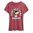 thumbnail image 1 of Peanuts - Another Year Cooler Snoopy - Women's Short Sleeve Graphic T-Shirt, 1 of 5