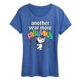 thumbnail image 1 of Peanuts - Another Year More Fabulous Belle - Women's Short Sleeve Graphic T-Shirt, 1 of 5