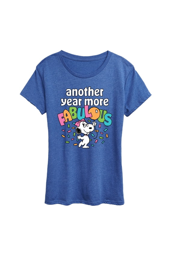 - Another Year More Fabulous Belle - Women's Short Sleeve Graphic T-Shirt