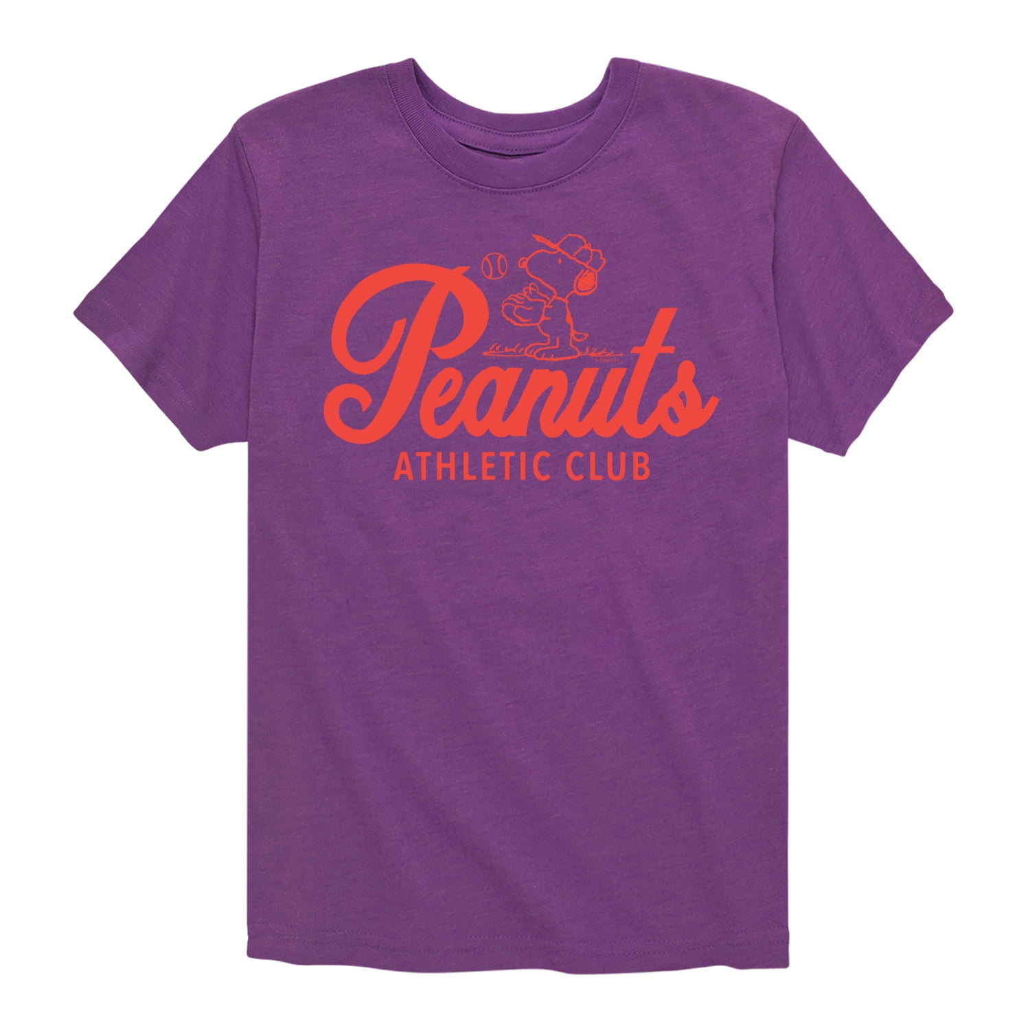 Peanuts Athletic Club Toddler And Youth Short Sleeve Graphic T
