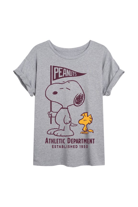 - Athletic Department - Juniors Oversized Graphic T-Shirt