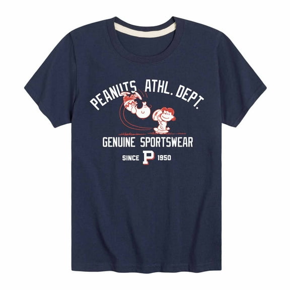 Peanuts - Athletic Department - Toddler And Youth Short Sleeve Graphic T-Shirt